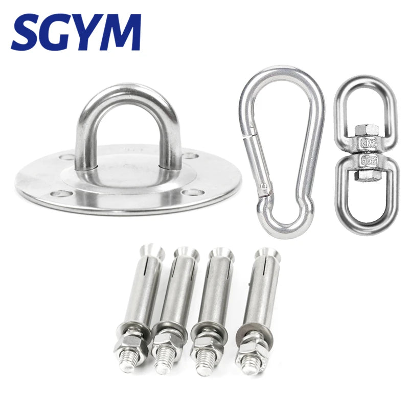 Fixation Murale pour Hamac en Inox 304, 23 Modèles de Platines, vue 9