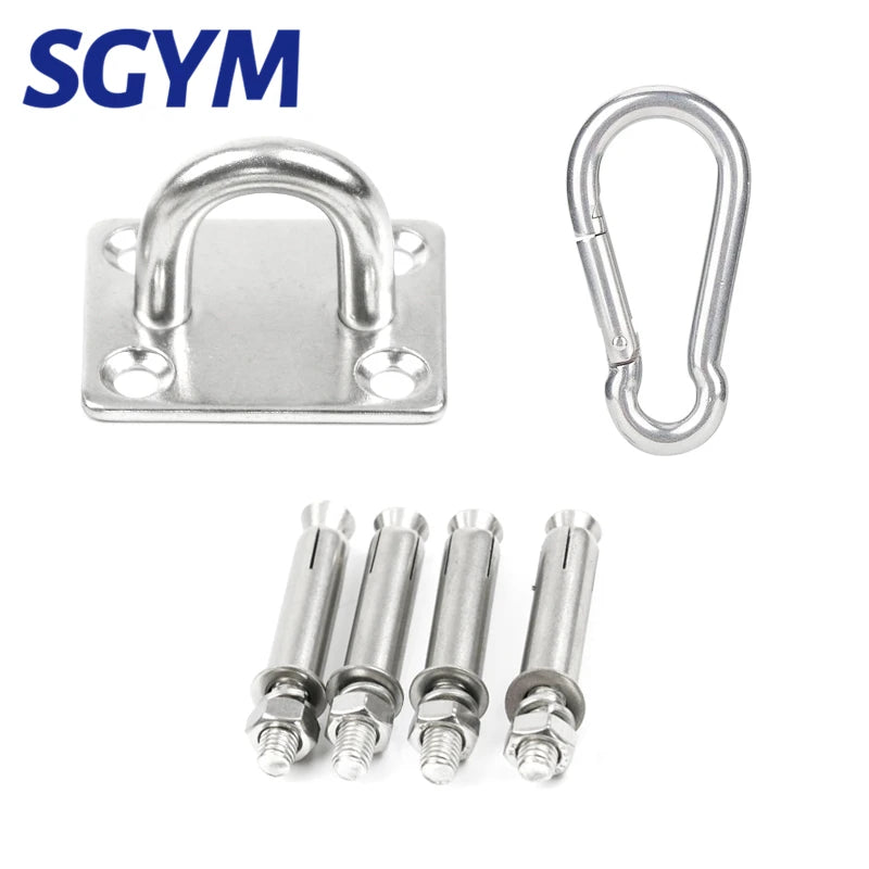 Fixation Murale pour Hamac en Inox 304, 23 Modèles de Platines, vue 18