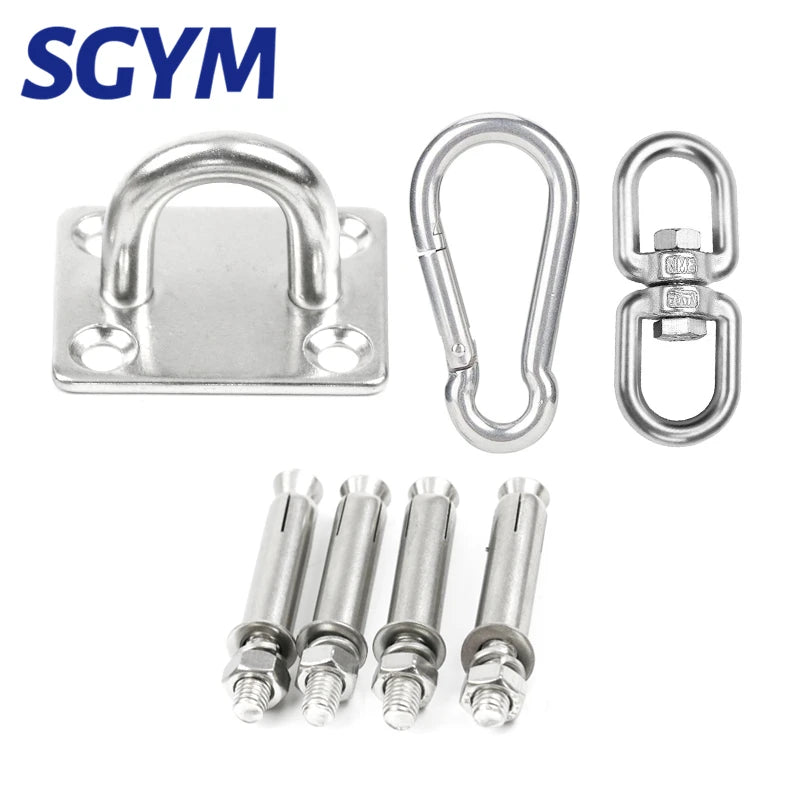 Fixation Murale pour Hamac en Inox 304, 23 Modèles de Platines, vue 25