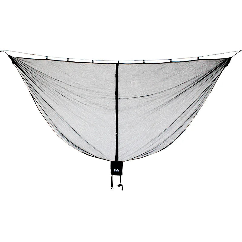 Moustiquaire pour Hamac Noire, Fermeture Double Sens, 335 x 152 cm