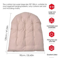 Coussin Fauteuil Suspendu Grand Format 90 x 120 cm, Housse Amovible, vue 6
