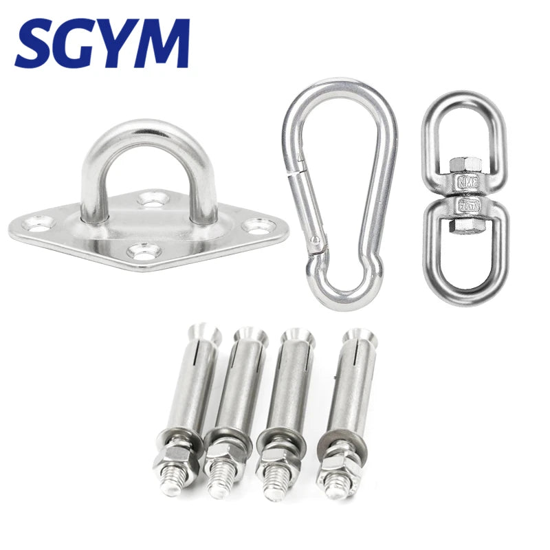 Fixation Murale pour Hamac en Inox 304, 23 Modèles de Platines, vue 22