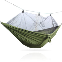 Hamac de Camping Double avec Moustiquaire, Nylon 210T, 260 x 140 cm, 3 Coloris, vue 5