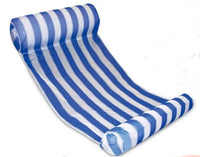 Hamac d'Eau Gonflable Rayé pour Piscine, Matelas Flottant 133 x 66 cm, vue 4