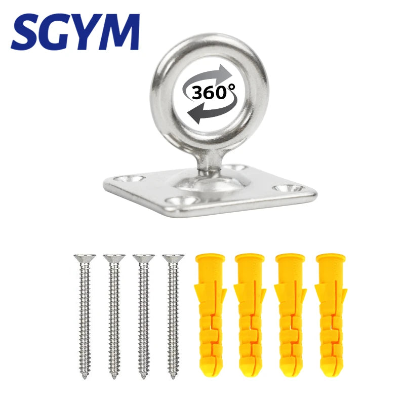 Fixation Murale pour Hamac en Inox 304, 23 Modèles de Platines, vue 26