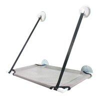 Hamac pour Chat de Fenêtre à Ventouses, Simple ou Double Étage, Maille et Sangles, 51 x 31 cm, vue 12