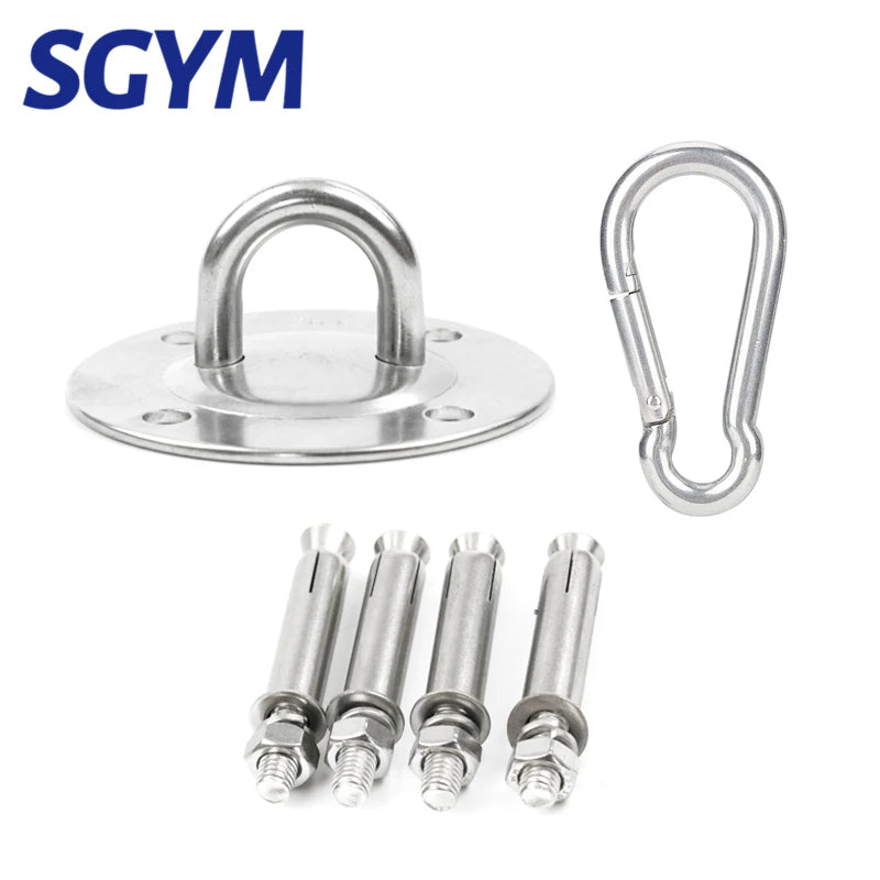 Fixation Murale pour Hamac en Inox 304, 23 Modèles de Platines, vue 2