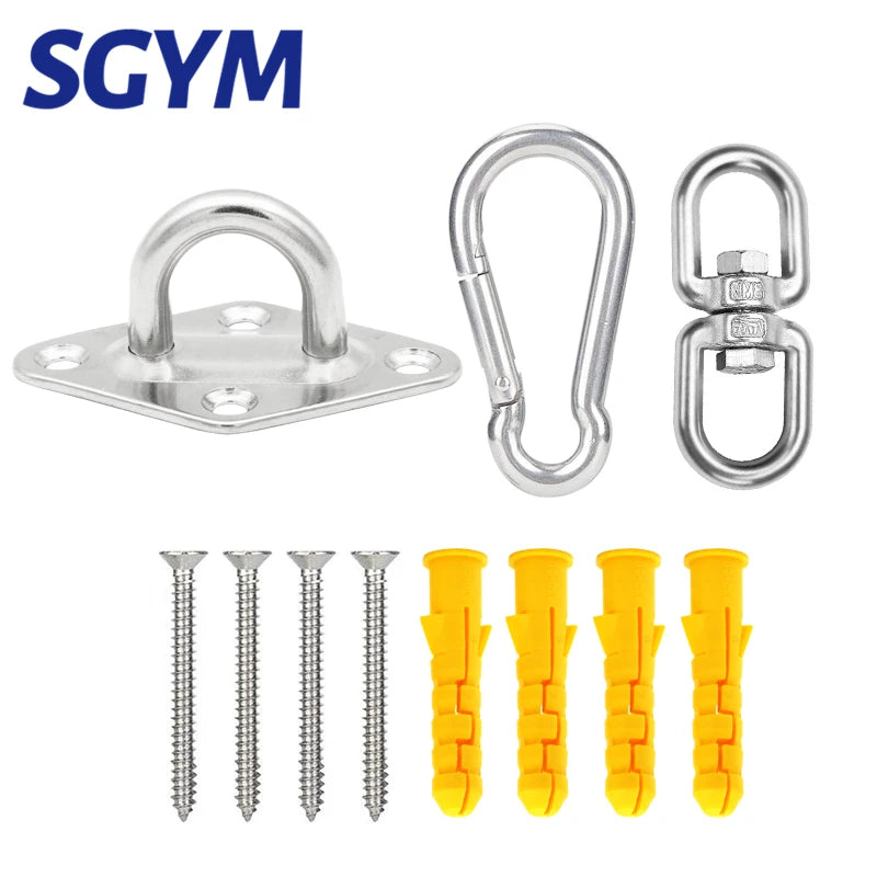 Fixation Murale pour Hamac en Inox 304, 23 Modèles de Platines, vue 17
