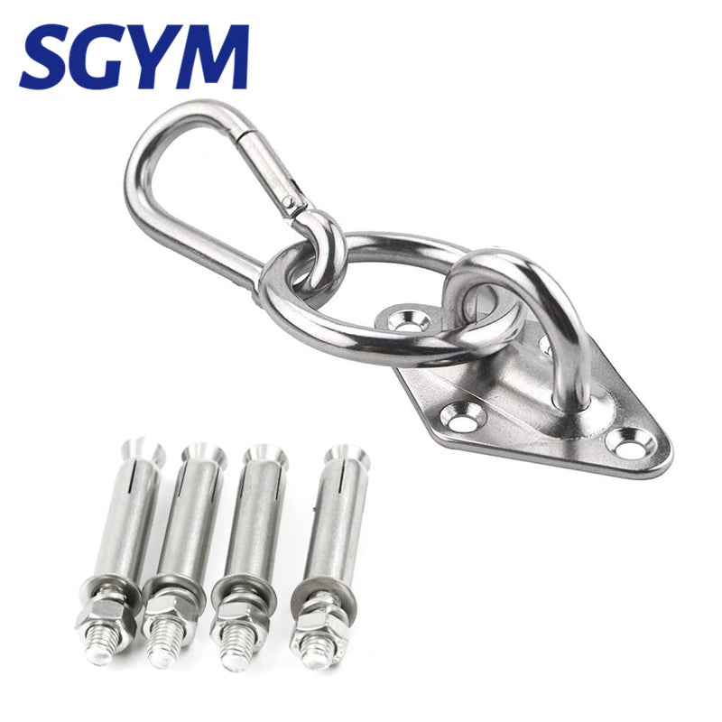 Fixation Murale pour Hamac en Inox 304, 23 Modèles de Platines, vue 11