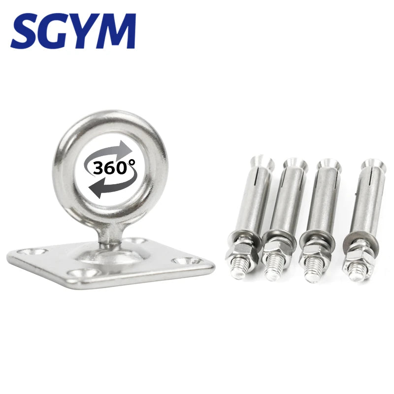 Fixation Murale pour Hamac en Inox 304, 23 Modèles de Platines, vue 21