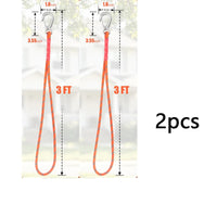 Sangle de Hamac en Corde pour Arbre avec Mousqueton Vissant, vue 9