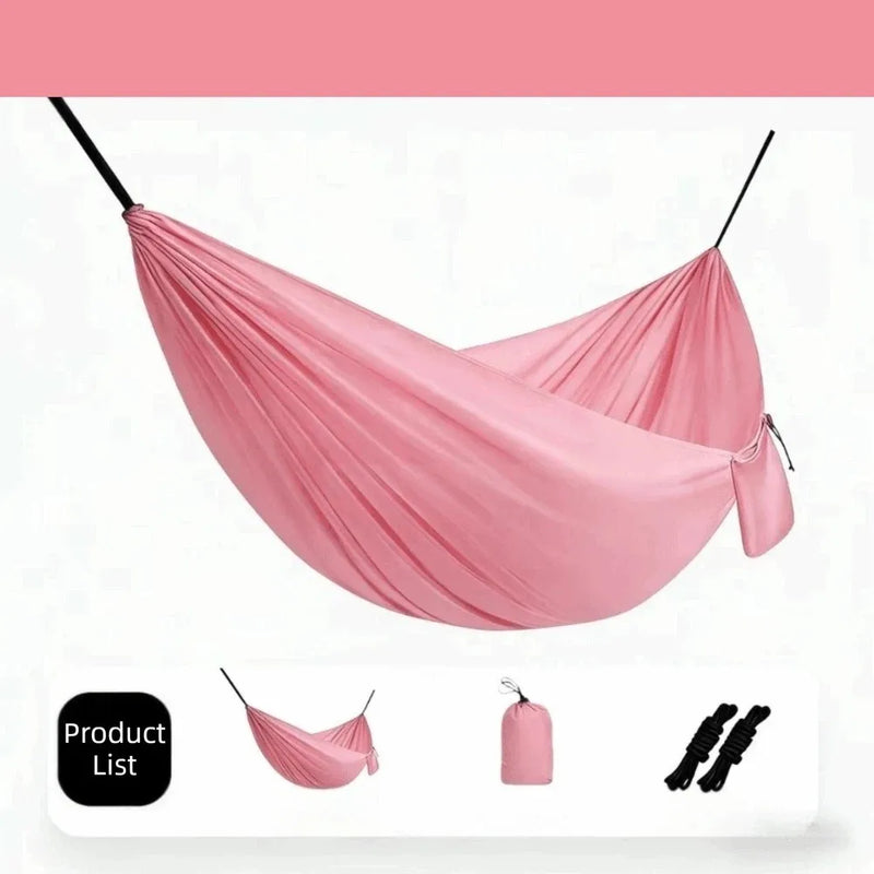 Hamac de voyage en nylon, 1 ou 2 places, 5 coloris, sac et sangles, vue 11