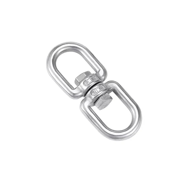 Émerillon double en inox 304 pour hamac et fauteuil suspendu, M4 à M12, vue 9