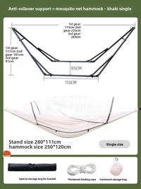 Hamac sur Pied Pliable en Acier, Moustiquaire, Toile ou Fauteuil, 15 Modèles, vue 6