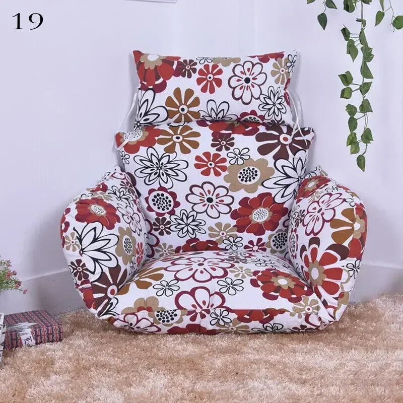 Housse de Coussin Fauteuil Œuf Suspendu avec Appui-Tête, Sans Garnissage, 32 Modèles, vue 4