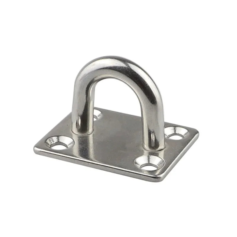 Platine à Anneau Carrée en Inox 304 pour Hamac, 4 à 8 mm, vue 3