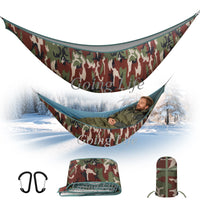 Sous-Couette pour Hamac 3 Saisons 240 x 135 cm, Camouflage ou Vert Militaire, vue 7