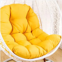 Coussin Fauteuil Œuf Épais 120 x 80 cm, Tissu Brossé, 13 Coloris, vue 4