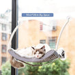 Hamac Chat Fenêtre à Ventouses Courbé avec Coussin ou Planche à Gratter