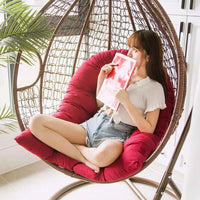 Coussin Matelassé pour Fauteuil Suspendu et Nacelle Œuf, Housse en Polyester Tissé, vue 3