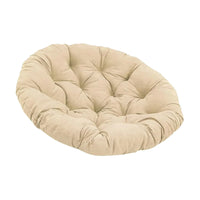Coussin Rond Capitonné 50 cm pour Fauteuil Suspendu et Fauteuil Papasan, Beige, vue 4