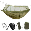 Hamac de Camping avec Moustiquaire, Nylon 210T Ripstop, 260 x 140 cm, Bâche à la Pièce