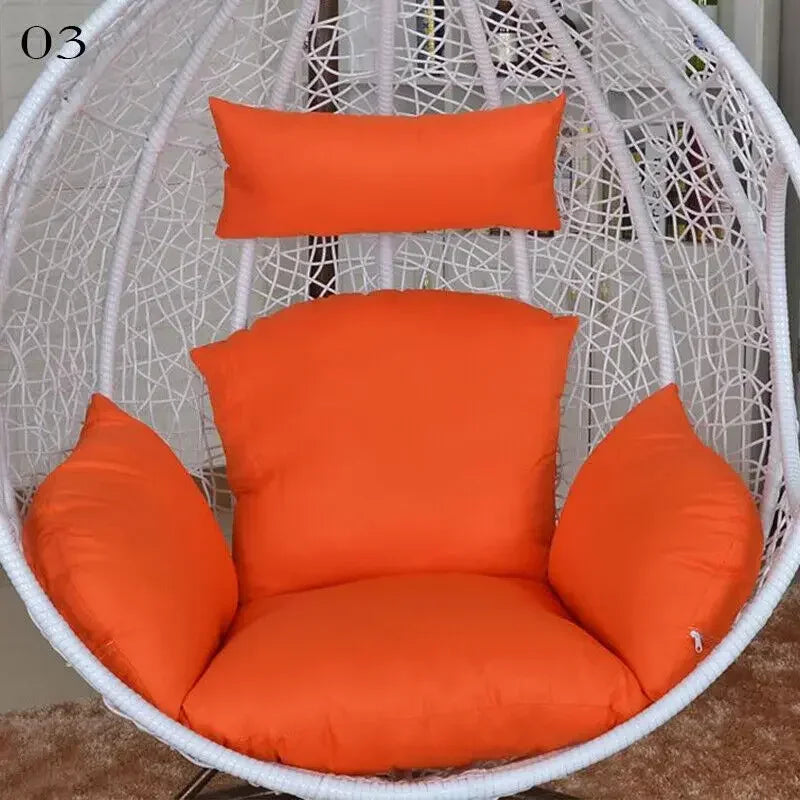 Housse de Coussin Fauteuil Œuf Suspendu avec Appui-Tête, Sans Garnissage, 32 Modèles, vue 19