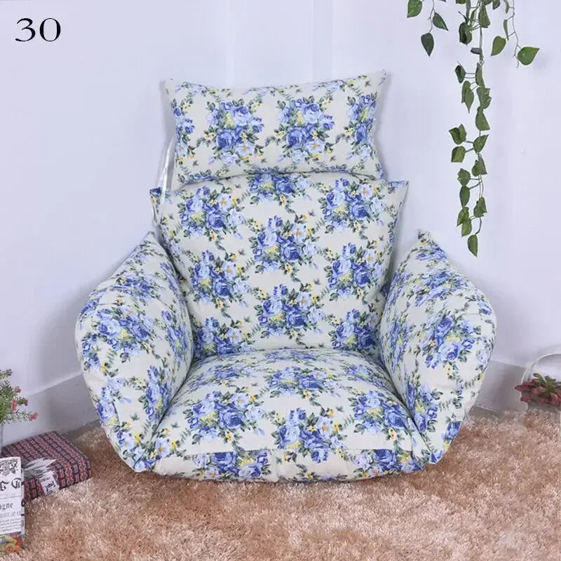 Housse de Coussin Fauteuil Œuf Suspendu avec Appui-Tête, Sans Garnissage, 32 Modèles, vue 17