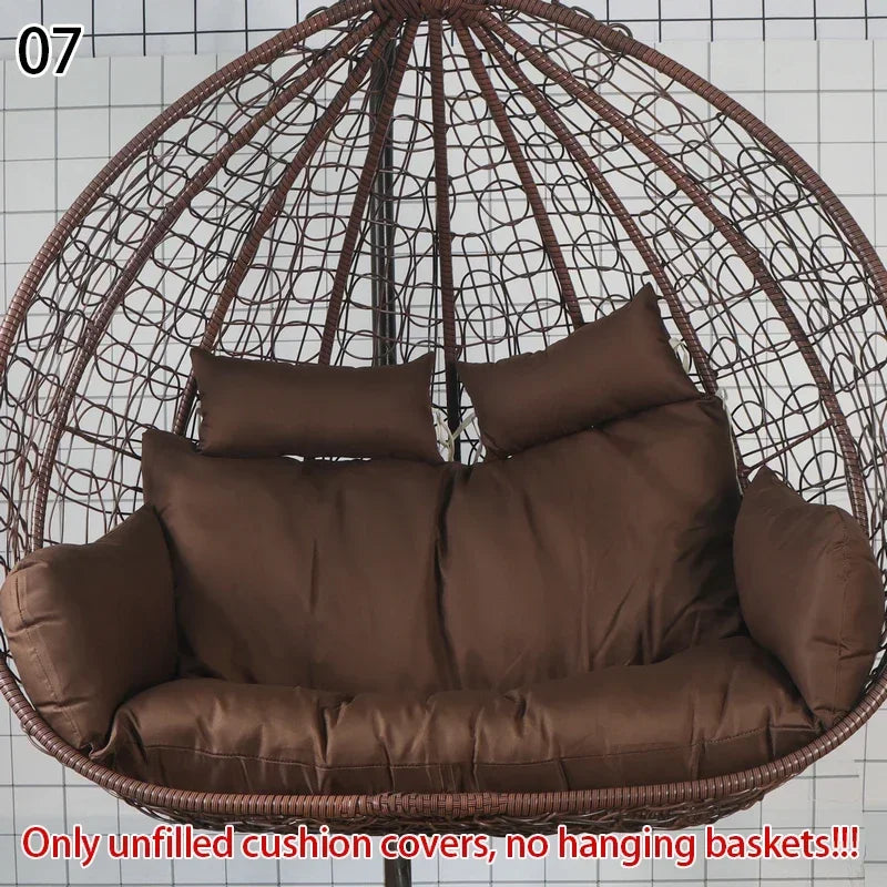 Housse de Coussin Double pour Fauteuil Suspendu 2 Places, Coton, 17 Modèles, vue 7