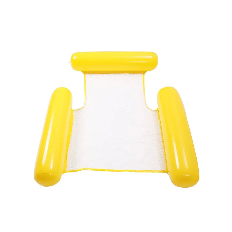 Hamac Gonflable de Piscine Flottant en PVC avec Appui-Tête, 110 x 100 cm, vue 10