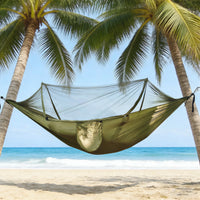 Hamac de Camping Double avec Moustiquaire à Arceaux, Nylon, 260 x 140 cm, vue 3