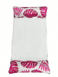 Hamac Gonflable de Piscine 4 en 1 en PVC, Filet Respirant, Marguerites ou Feuilles, 129,5 x 70 cm, vue 7