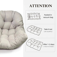 Coussin Fauteuil Œuf Suspendu 120 x 82 cm, Garnissage 1,5 ou 1,9 kg, vue 5
