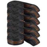 Sangles de Hamac Nylon Noir Orange pour Arbres, Lot de 2 à 6, vue 9