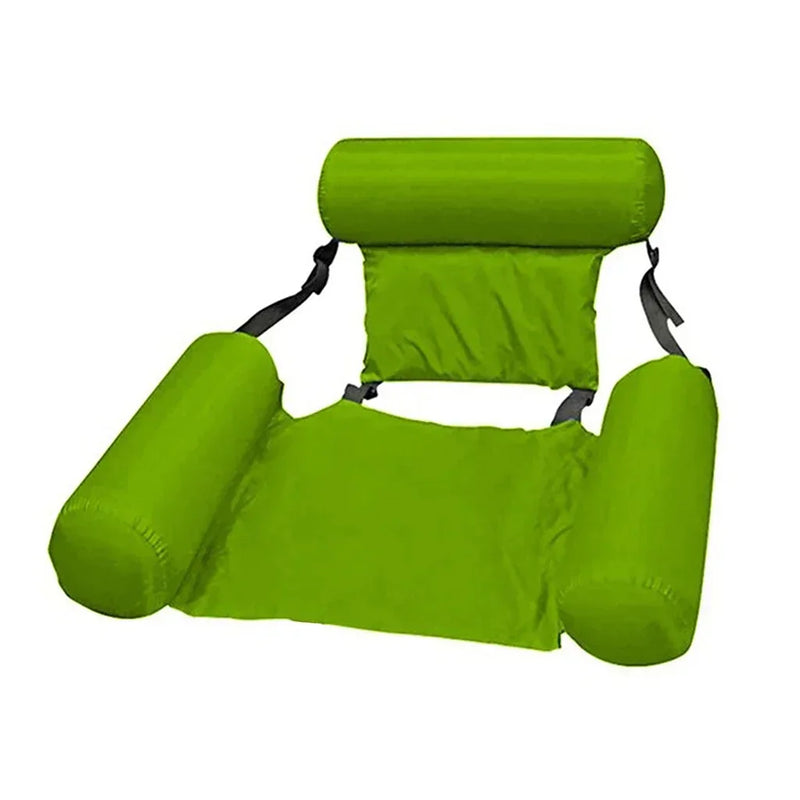 Hamac Gonflable de Piscine en Forme de Fauteuil Flottant, Pliable, 100 x 120 cm, vue 8