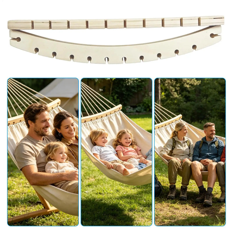 Barre d'Écartement Hamac en Bois, Lot de 2 Démontables, 40 ou 50 cm, vue 6