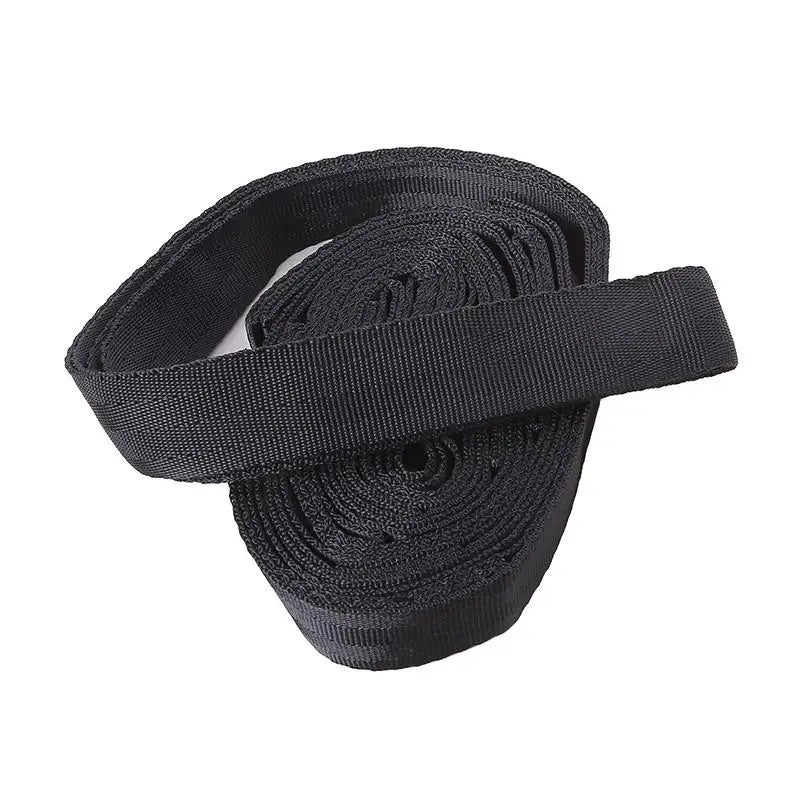 Sangles de Hamac en Polyester 2 m à 5 Boucles, Lot de 2, avec ou sans Mousquetons, vue 9