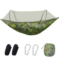 Hamac 2 Places avec Moustiquaire en Tissu Parachute, 260 x 140 cm, Bâche en Option, vue 16