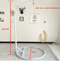 Support de Fauteuil Suspendu Acier Pied Rond 195 cm, 3 Finitions, vue 7