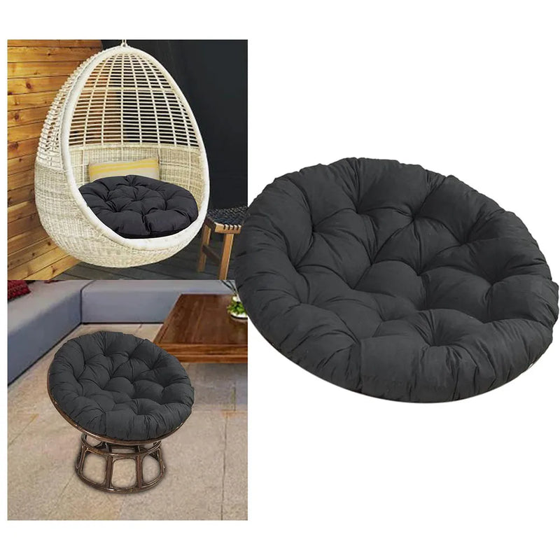 Coussin d'Assise Rond Déhoussable pour Fauteuil Suspendu, 40, 50 ou 60 cm, vue 5