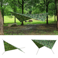 Hamac de Camping Double Moustiquaire, Bâche Imperméable et Sangles, 260 x 140 cm, vue 5