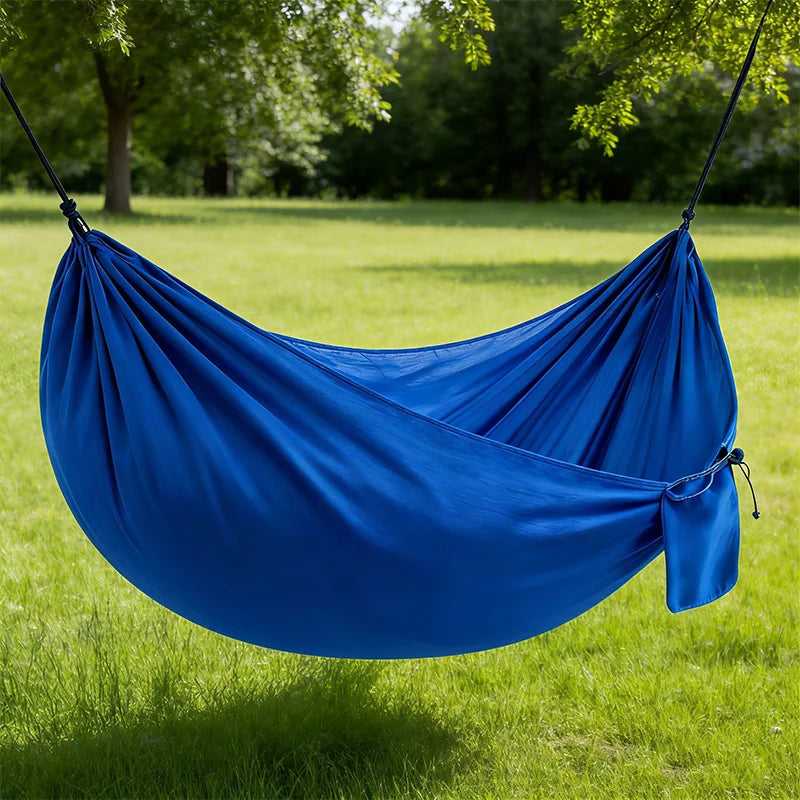 Hamac de Voyage Portable en Polyester 240T, 1 Place, 210 x 140 cm, Sac et Cordes, vue 6