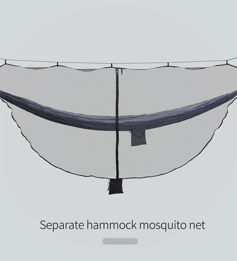 Moustiquaire pour Hamac Séparée à Suspendre, Noir, Gris Clair ou Vert Militaire, vue 4