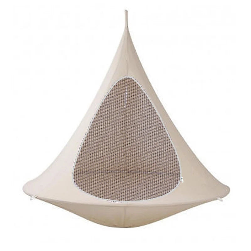 Tente Hamac Suspendue en Cocon, Diamètre 180 cm, Moustiquaire et Toile Imperméable, vue 9