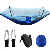 Hamac de Camping Ultra-Léger avec Moustiquaire à Arceaux, Nylon 210T, 6 Coloris, vue 4