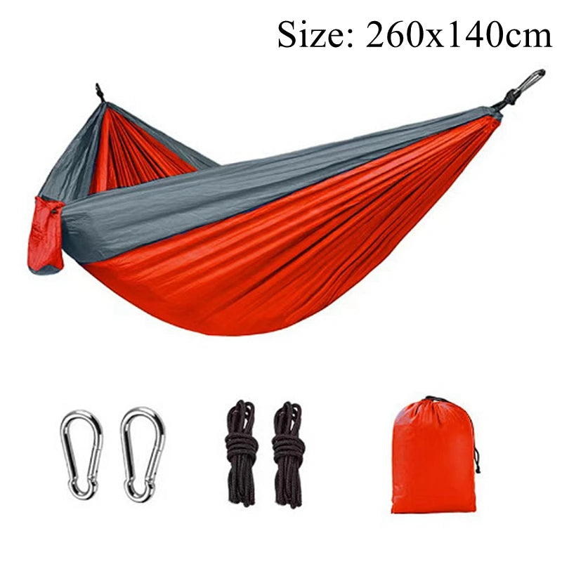 Hamac de Camping Double en Nylon, avec ou sans Moustiquaire, 260 x 140 cm, vue 9