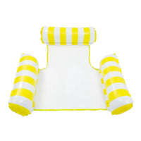 Hamac Gonflable de Piscine Flottant en PVC avec Appui-Tête, 110 x 100 cm, vue 11