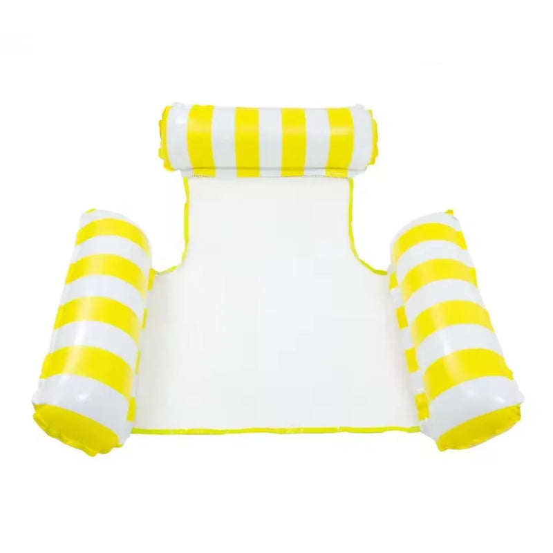 Hamac Gonflable de Piscine Flottant en PVC avec Appui-Tête, 110 x 100 cm, vue 11