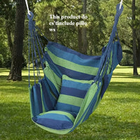Chaise Hamac Suspendue en Toile Rayée, avec ou sans Coussins, 5 Coloris, vue 9