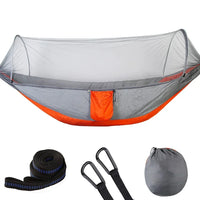 Hamac de Camping Pop-Up avec Moustiquaire, Nylon 210T, 250 x 120 cm, 8 Coloris, vue 22